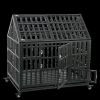 Heavy Duty Dog Cage pet Crate with Roof