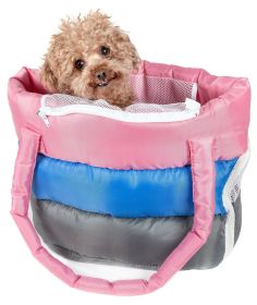 Bubble-Poly Tri-Colored insulated Pet Carrier (SKU: B30PKBLMD)