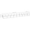Dog Kennel Silver 193.8 ft² Steel
